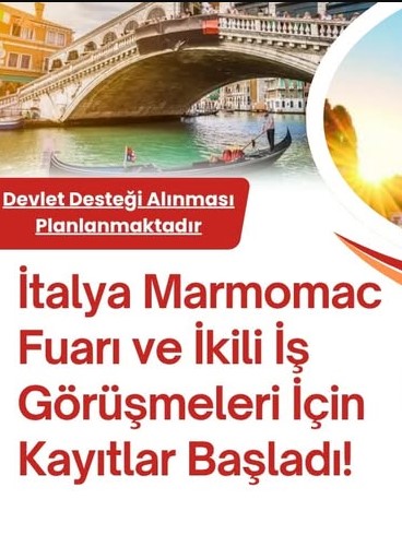 Afyon'dan İtalya'ya Mermer Fuarı Yolculuğu: Devlet Desteğiyle Marmomac'ta Fırsatlar